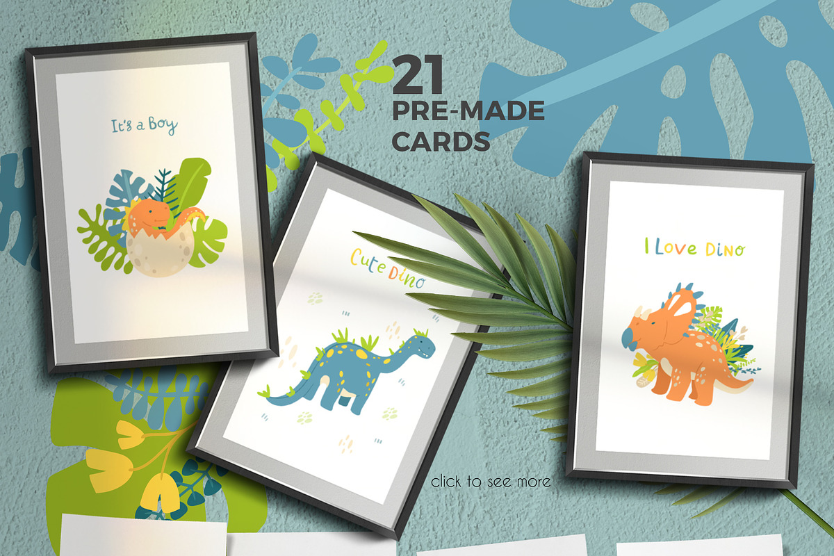 Cute Dinosaurs, an Animal Illustration by Kate Art (Photo 5 of 10)
