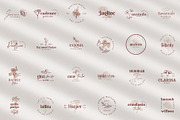 100 Logo Templates | Floral Logo, a Branding & Logo Template by GraphicDash (Thumbnail 8 of 11)