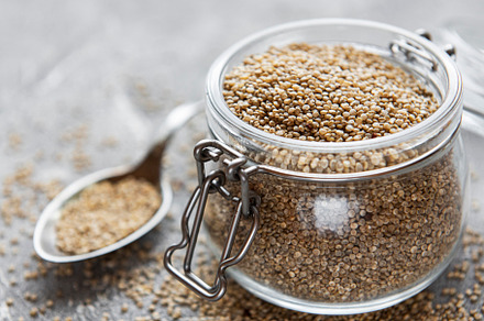 White quinoa seeds, a Food & Drink Photo by Olena Rudo