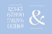 Brown Soulmate – A Charming Font Duo, a Sans Serif Font by zeenesia (Thumbnail 23 of 26)