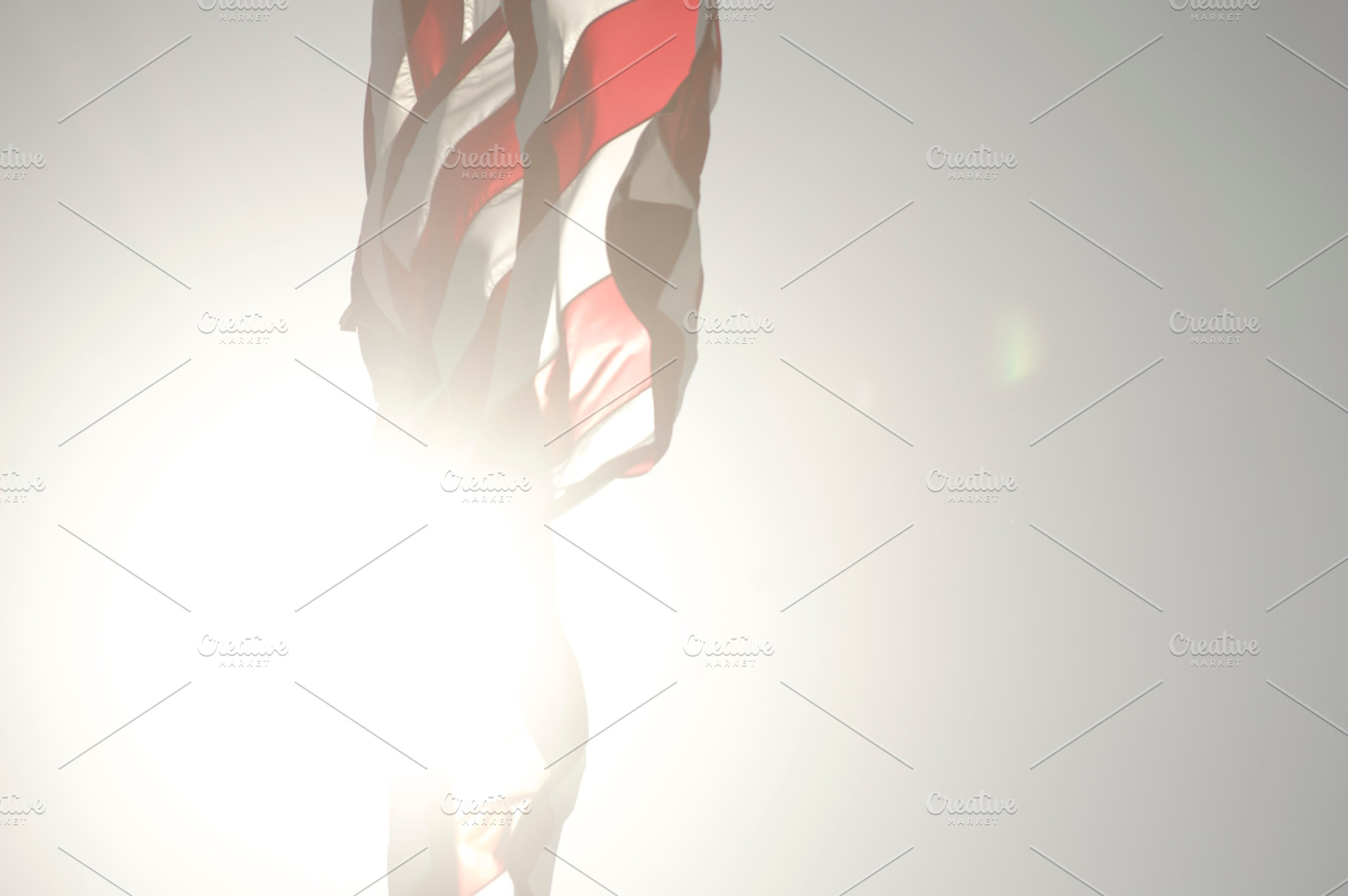 Old Glorys Light Containing Americana American Flag And Stars And Stripes