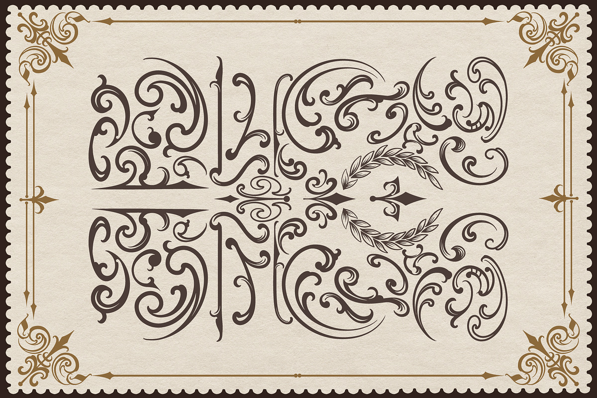 Tattoo Beast + Decorative, a Blackletter Font by dansdesign (Photo 4 of 7)