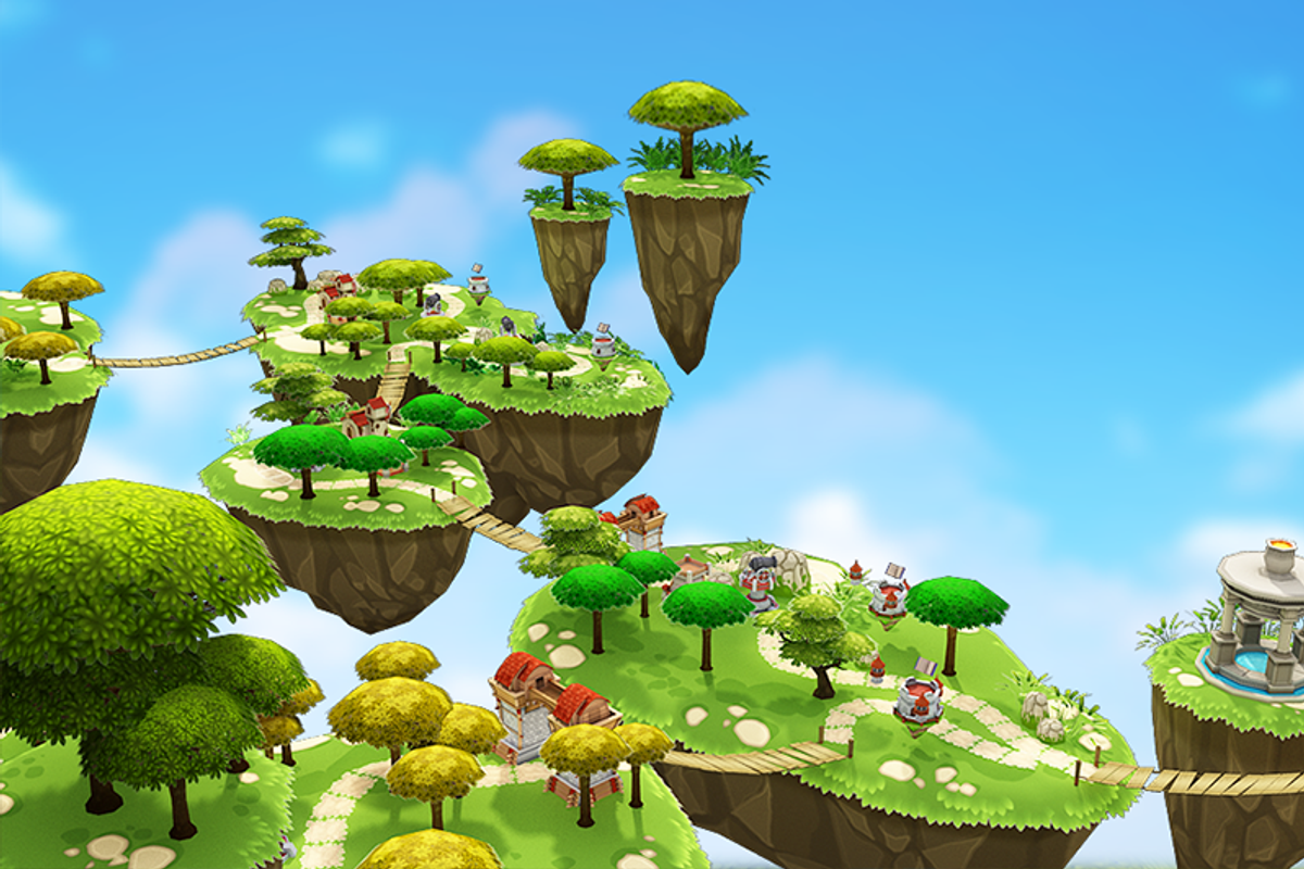 Floating Islands, an Environmental 3D Model by Souchenki (Photo 6 of 17)