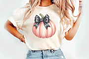 Fall Watercolor Pumpkin PNG Autumn, an Illustration by Watercolor design (Thumbnail 2 of 3)