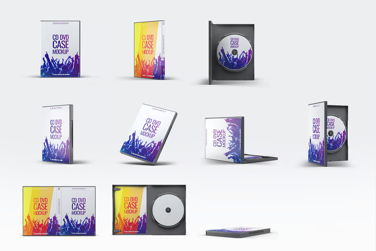 DVD Case Mock-Up, a Product Mockup by DesignRushMarket (Photo 1 of 8)