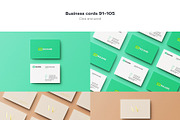 Business Card Logo Template Bundle, a Product Mockup by FoundImages (Thumbnail 10 of 163)