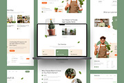 Plant Shop and Service Web Tempates, a Bootstrap Template by CreativeUI (Thumbnail 5 of 8)