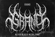 Nexus Blackmetal Font, a Blackletter Font by Blackmetalfont (Thumbnail 3 of 6)