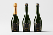 Champagne Bottle Mockup, a Packaging Mockup by Transly Graphics (Thumbnail 2 of 2)