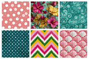 Pink Flamingo Tropical Digital Paper, a Pattern Graphic by CitraGraphics (Thumbnail 3 of 5)