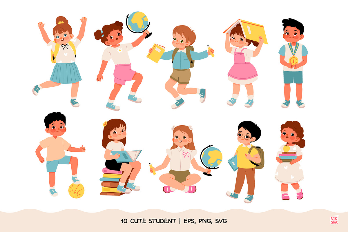 Back to School Vector Bundle, an Education Illustration by vik.stock (Photo 3 of 7)
