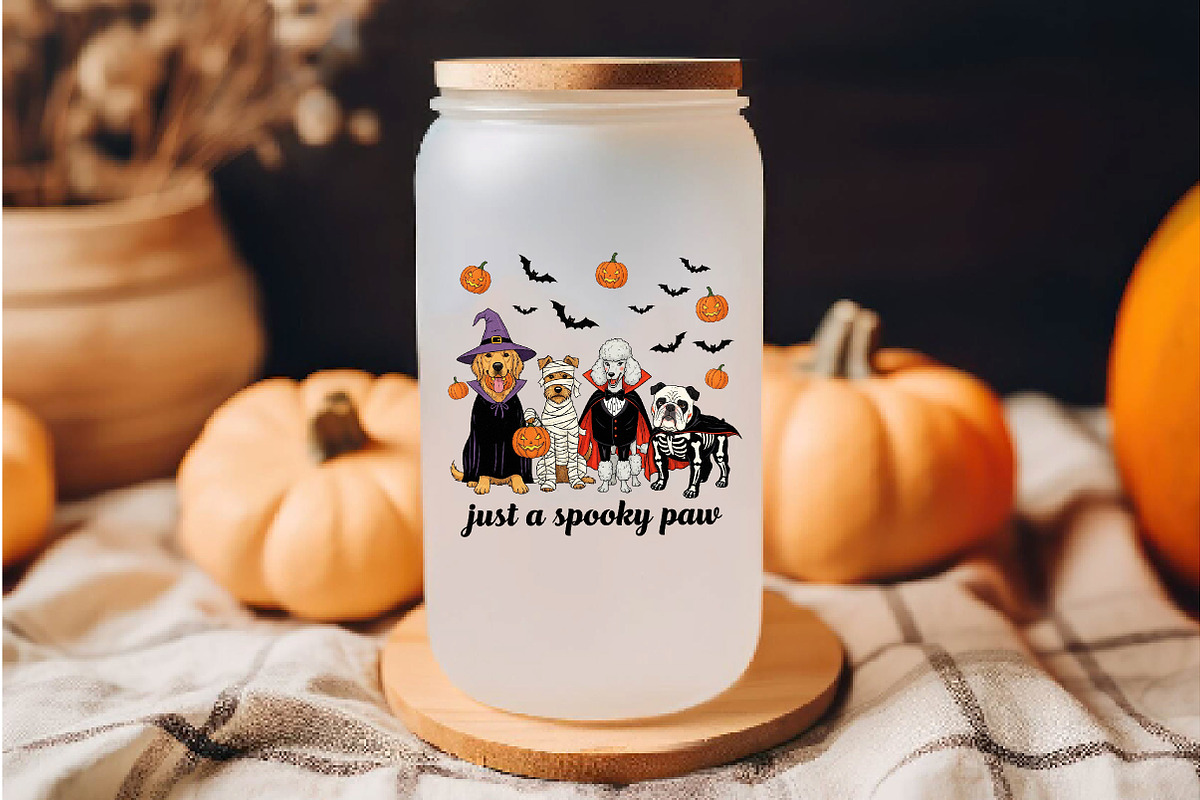 Dog Halloween Just a Spooky Paw Png, an Illustration by Dream Creation (Photo 4 of 5)