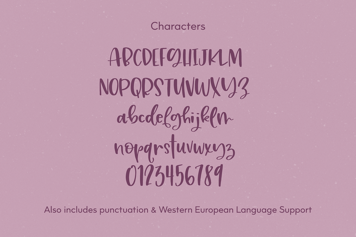 Plum Cobbler Handwritten Font, a Script Font by Beck McCormick (Photo 8 of 10)