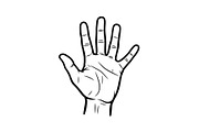 Hand Gesture Vector Icon Bundle, an Illustration by jahid234 (Thumbnail 32 of 52)