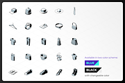 Icometric - Clothes Icons, a Duotone Icon by oelhoem (Thumbnail 3 of 3)