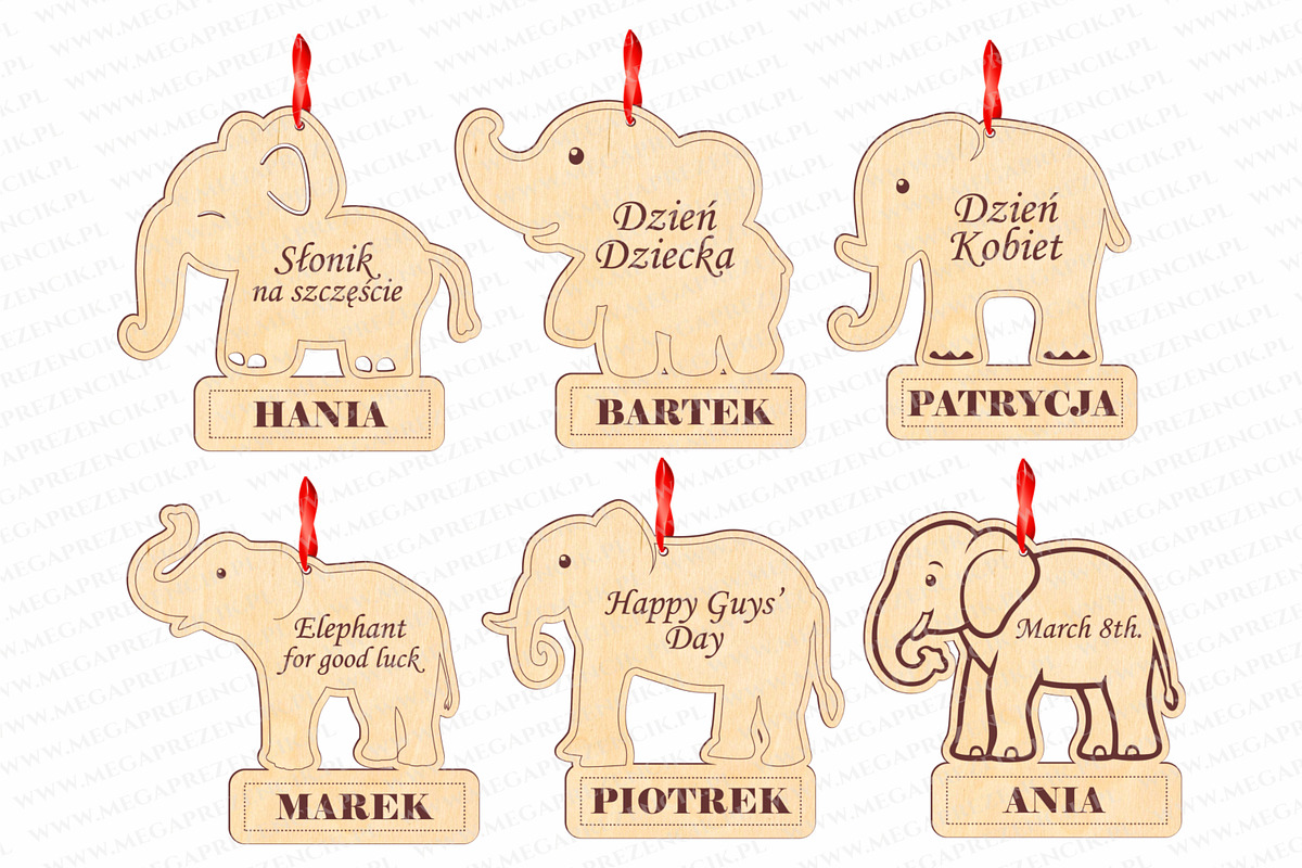 Lucky Elephant medal laser cut svg, a Pattern Graphic by MegaPrezencik (Photo 3 of 5)