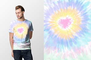 Rainbow Tie-Dye Backgrounds