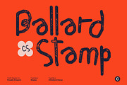 CS Ballard Stamp, a Handwritten Font by Craft Supply Co. (Thumbnail 1 of 8)