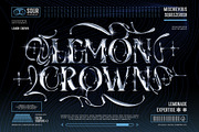 Shadow Chrome Typeface, a Serif Font by alit design (Thumbnail 4 of 17)