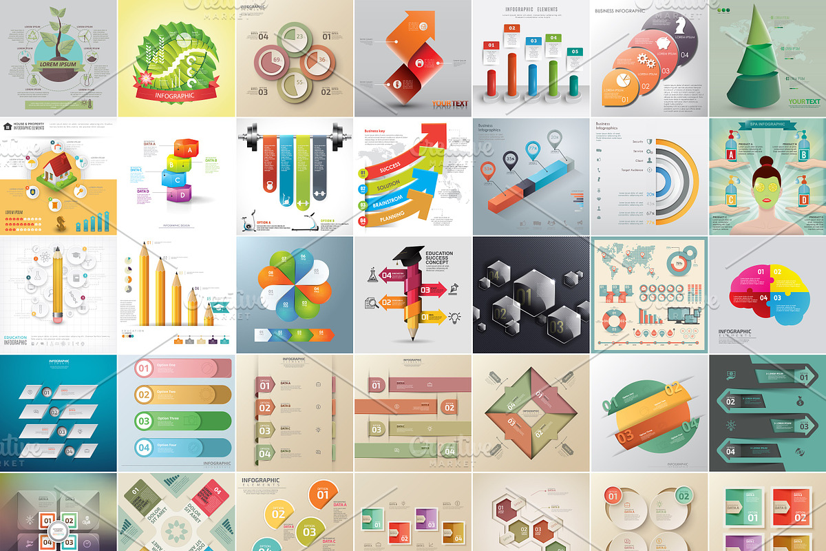 Corporate Business Infographics Vol2, a Work Illustration by naem021 (Photo 3 of 3)