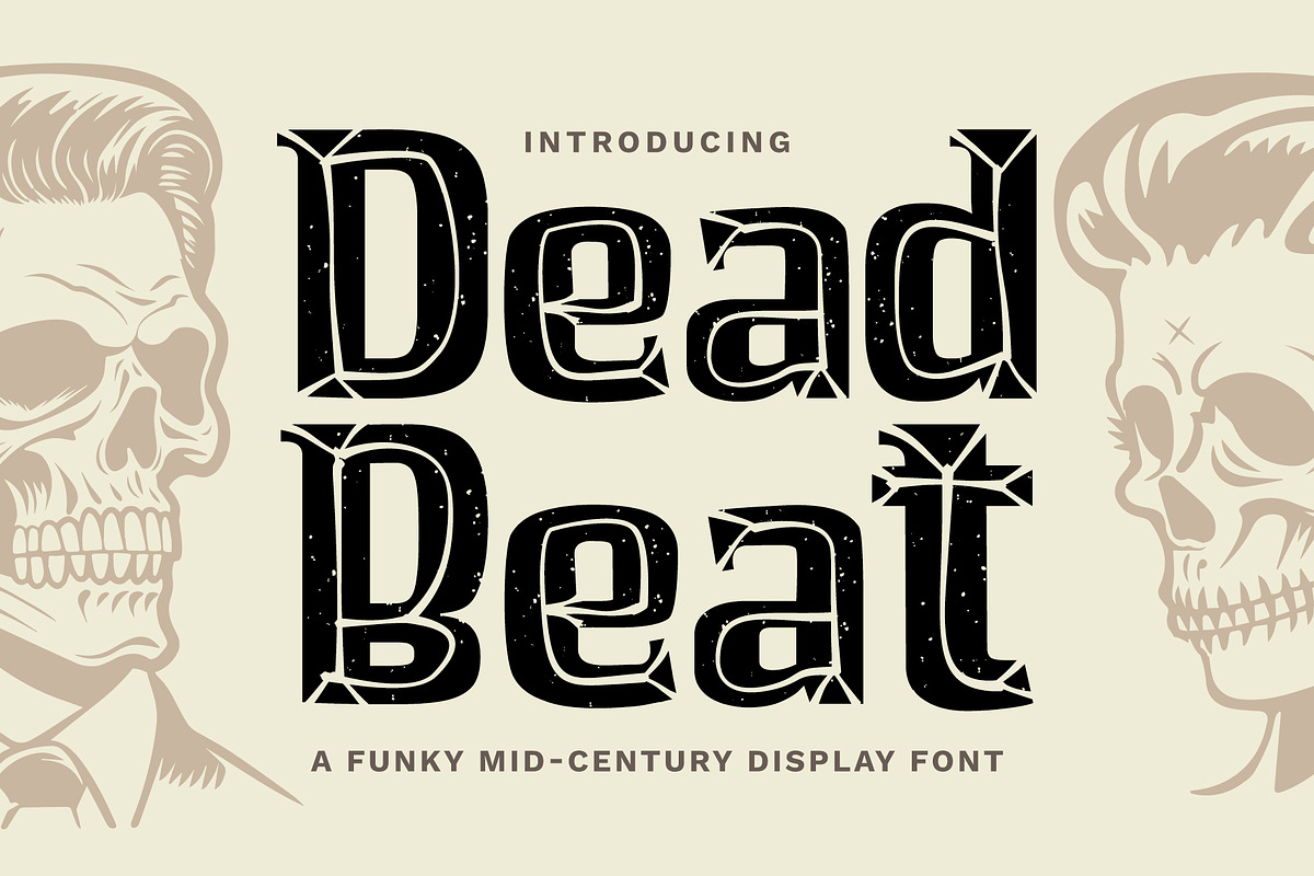 Dead Beat, a Slab Serif Font by Loudoun Design Co. (Photo 1 of 6)