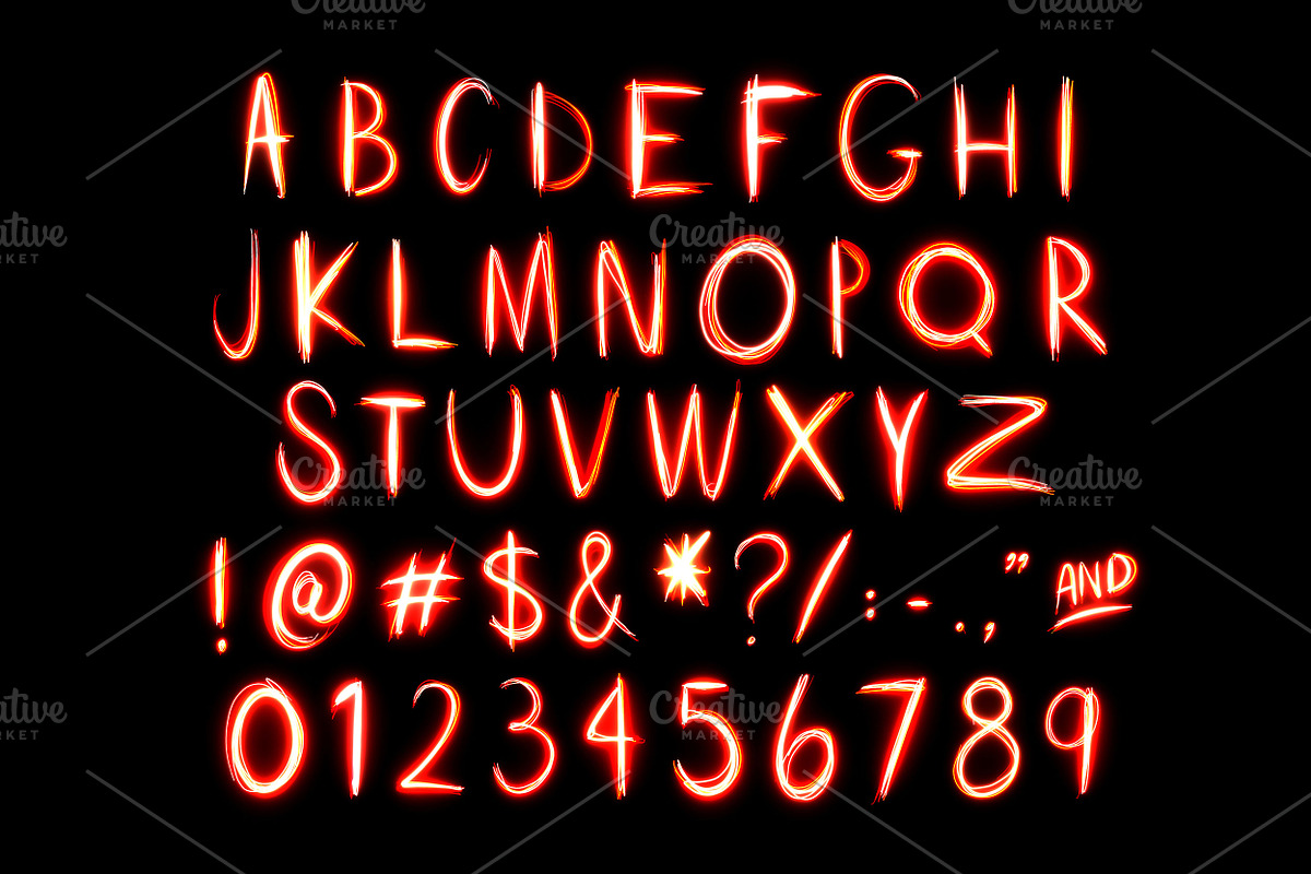 Light Paint VR Typeface, an Object Graphic by Design Assets (Photo 8 of 10)