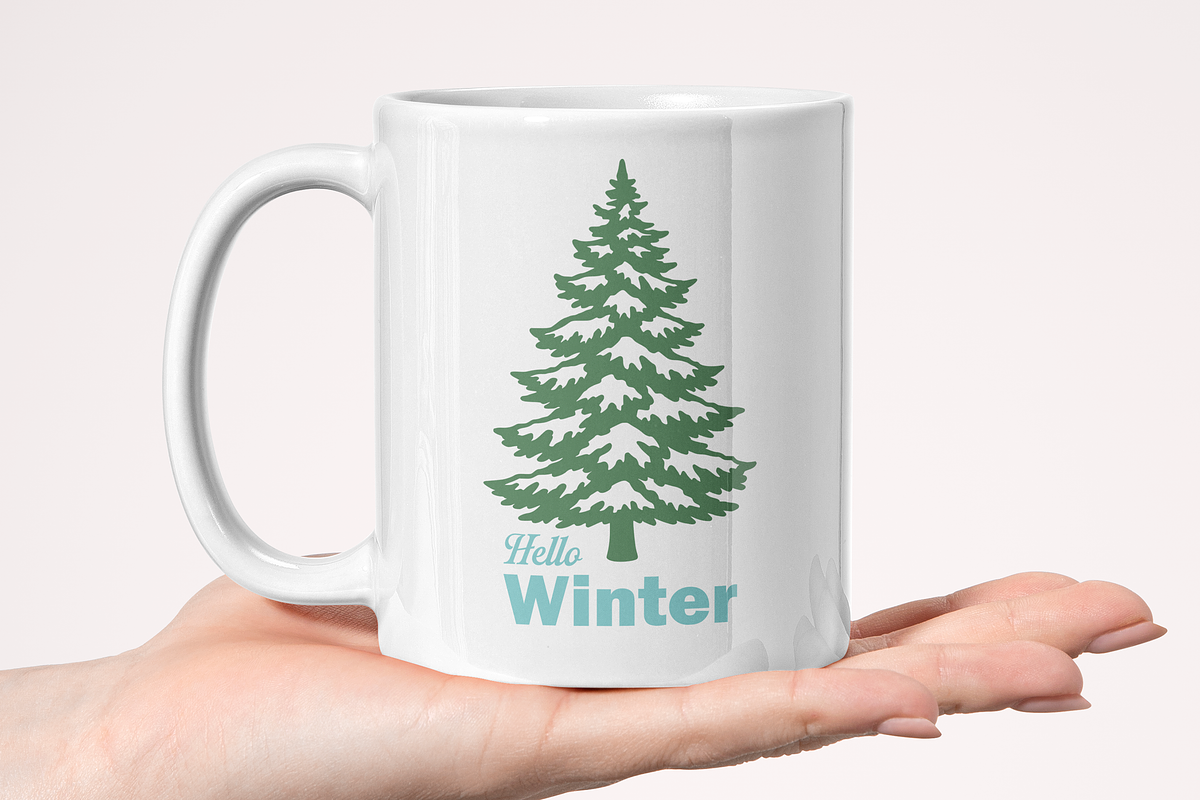 Snowy Pine Tree SVG PNG Bundle, a Seasonal Illustration by Kusumaillustration (Photo 14 of 14)