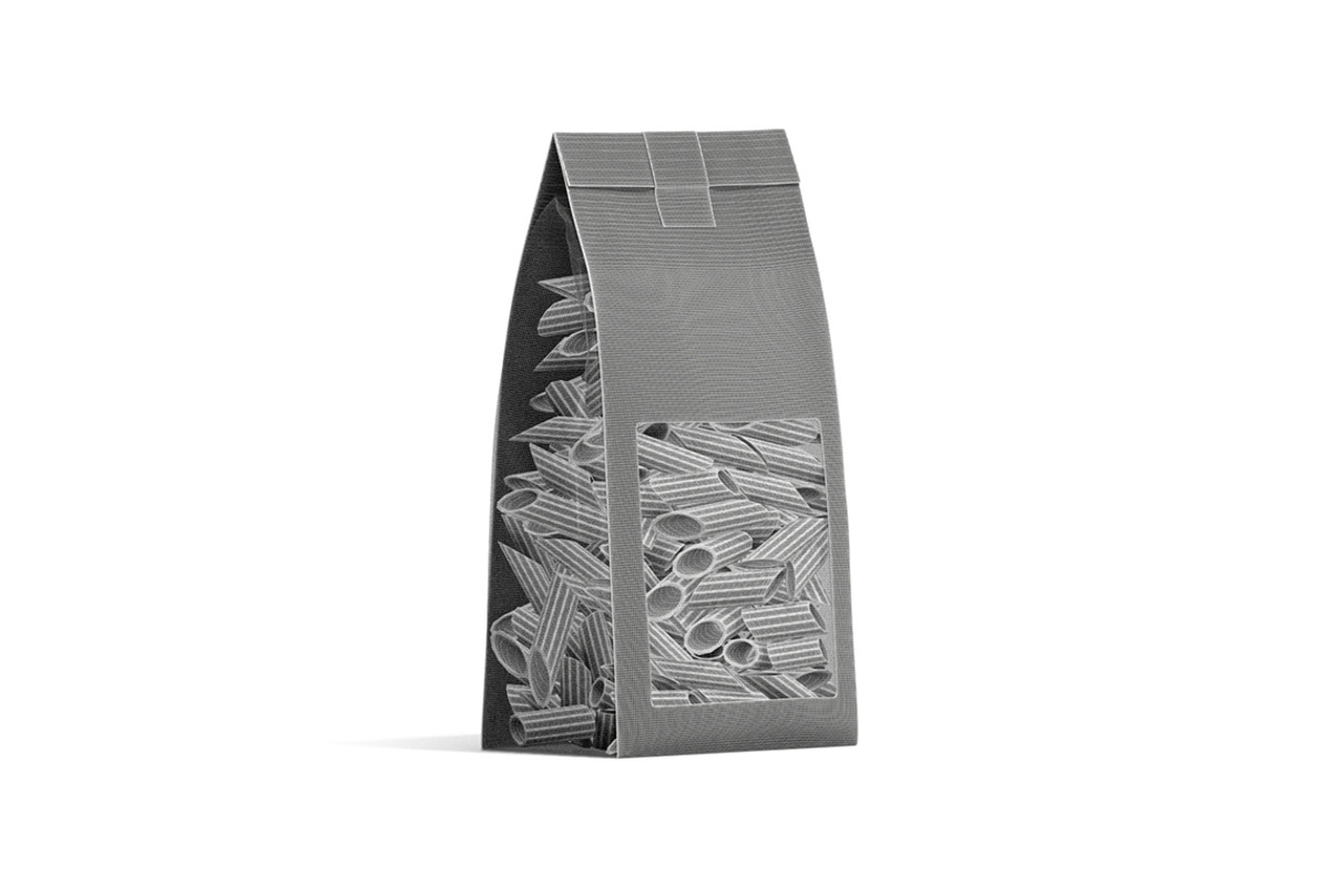 Black Penne Pasta Pack 3D Model, an Object 3D Model by rebrandy (Photo 9 of 9)