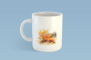 Watercolor digital tree clipart png, an Object Graphic by KomtsyanTatyanaArt (Thumbnail 4 of 7)