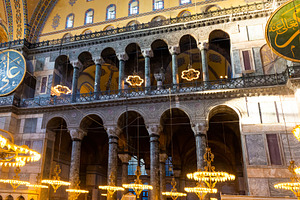 Interior of Hagia Sophia in Istanbul, no people, an Architecture Photo by Vapi