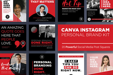 Canva Instagram Post Business kit