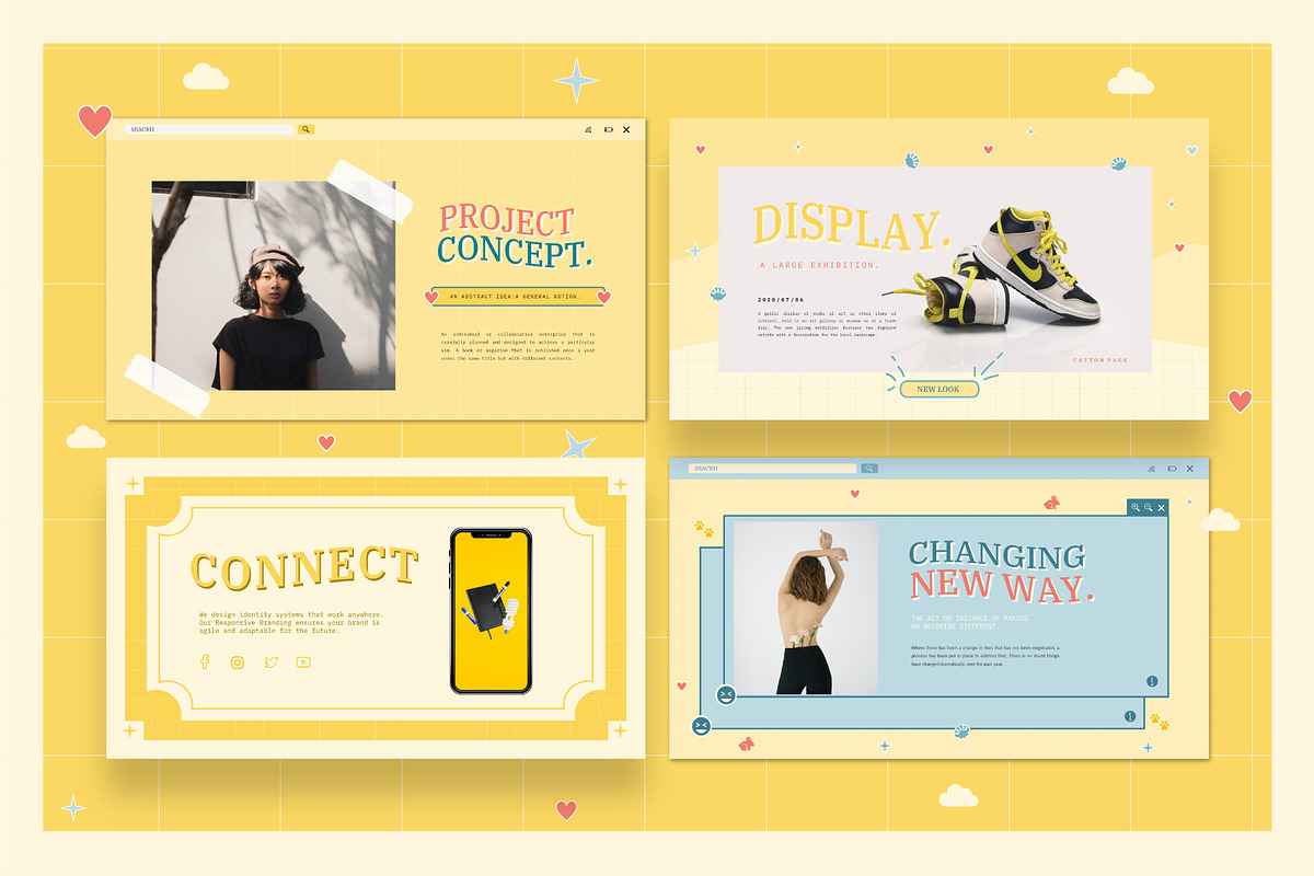 Catton Cute Pastel Powerpoint, a Presentation Template by Visualin.std (Photo 4 of 11)