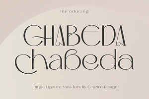 Chabeda Modern Sans Font