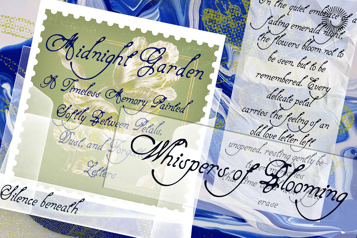 Lost in Harmony - Expressive Script, a Handwritten Font by Setara Langit CreativeStd (Photo 10 of 12)