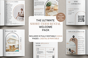 Short Term Rental Welcome Packet, a Print Template by ChelseaLamontDesign (Thumbnail 1 of 9)