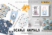 Nursery Art Scandi Forest Animals, an Animal Illustration by Nursery Art (Thumbnail 1 of 8)