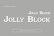 Jolly Block, a Slab Serif Font by Wow Magic (Thumbnail 1 of 3)