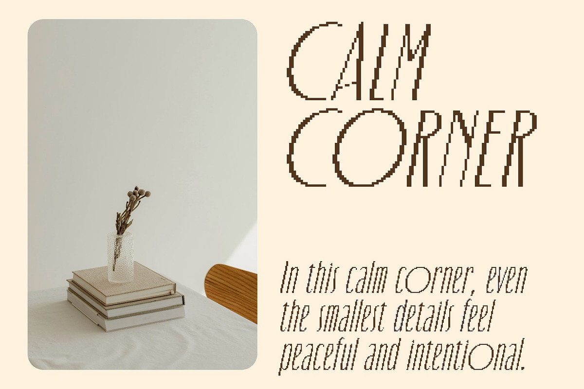 Folime Pixel, a Sans Serif Font by Craft Supply Co. (Photo 5 of 8)