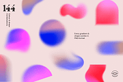 Grainy Gradient Shapes & Backgrounds, a Texture Graphic by Hey_Scamp (Thumbnail 4 of 9)