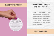 Cottage Food Label Template, a Stationery Template by Anna Design Studio (Thumbnail 3 of 11)