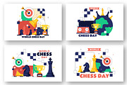 10 World Chess Day Illustration, a Sport Illustration by denayunebgt (Thumbnail 3 of 4)