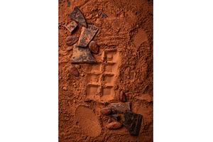 Cocoa powder, beans and natural, a Food & Drink Photo by Yulia Furman