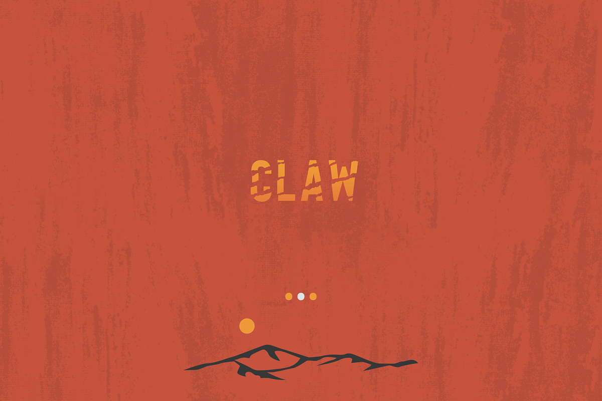 Dirt Claw Display Font, a Sans Serif Font by Blendient (Photo 6 of 6)