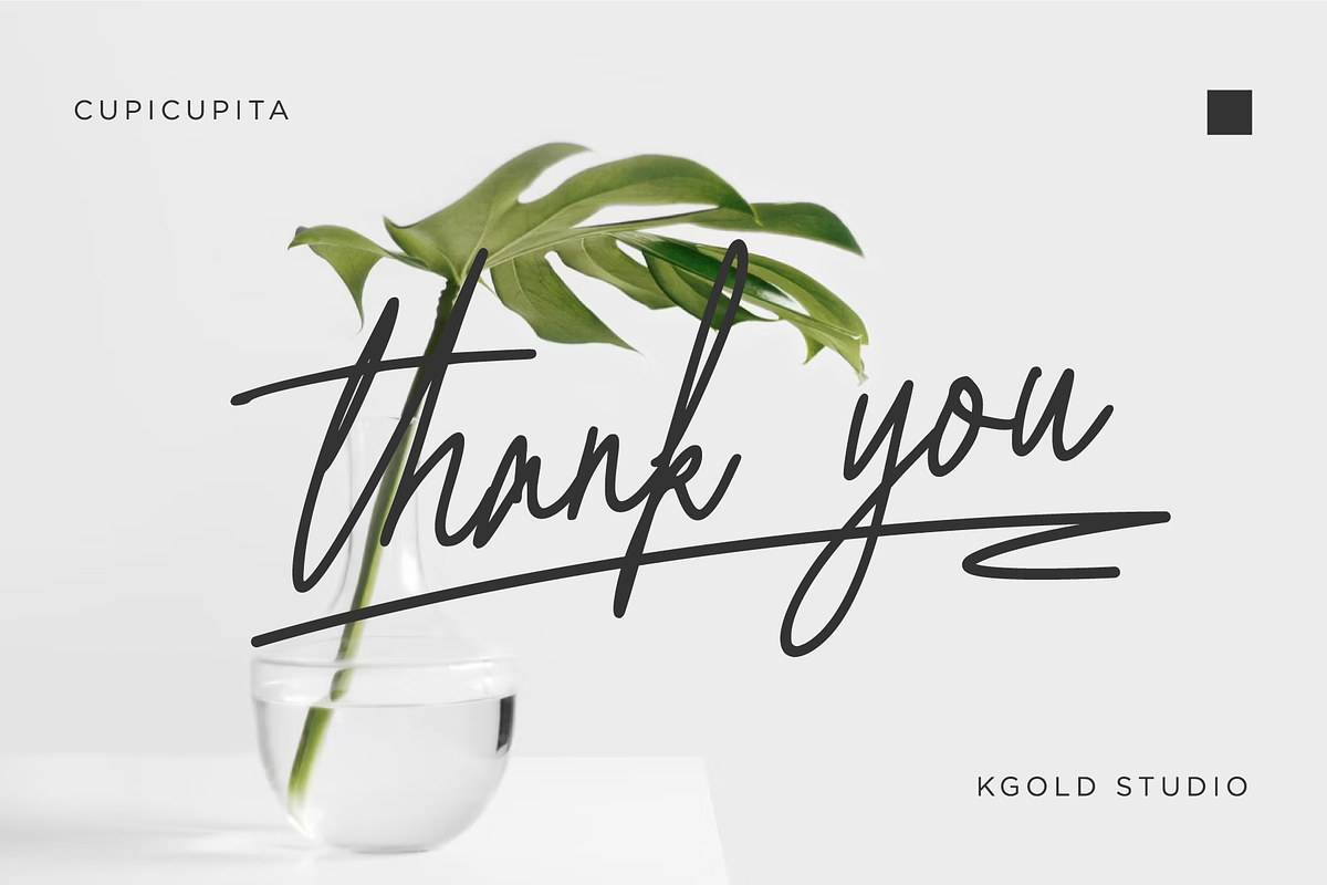Cupicupita - Signature Font, a Handwritten Font by Badsign Type (Photo 9 of 9)