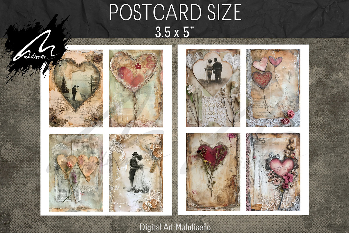 Shabby Chic Lovely Couples, a Person Illustration by Digital Art Mahdiseño (Photo 8 of 9)