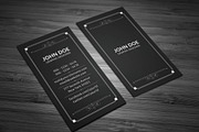 Elegant Vertical Business Cards, a Business Card Template by Galaxiya (Thumbnail 3 of 8)