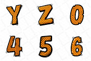 Fall Alphabet Sublimation Clipart, an Illustration by DreamPrint404 (Thumbnail 2 of 4)