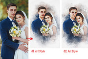 Creative Watercolor Art Effect, an Action Add-On by MRI STUDIO (Thumbnail 2 of 21)