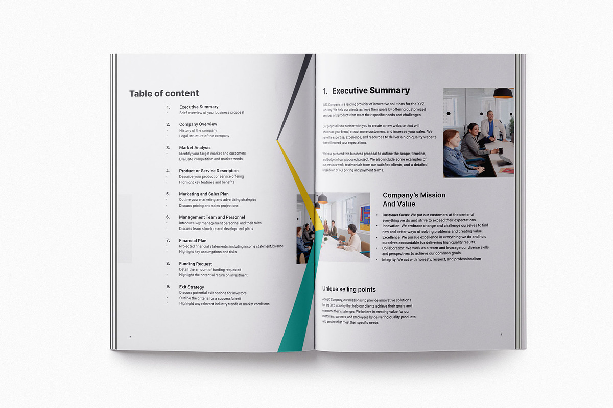 Investor Proposal Editorial Template, a Marketing Template by Limino™ Studio (Photo 3 of 12)