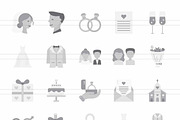 50 Marriage Ceremony Icons, an Icon by IconBunny (Thumbnail 2 of 2)